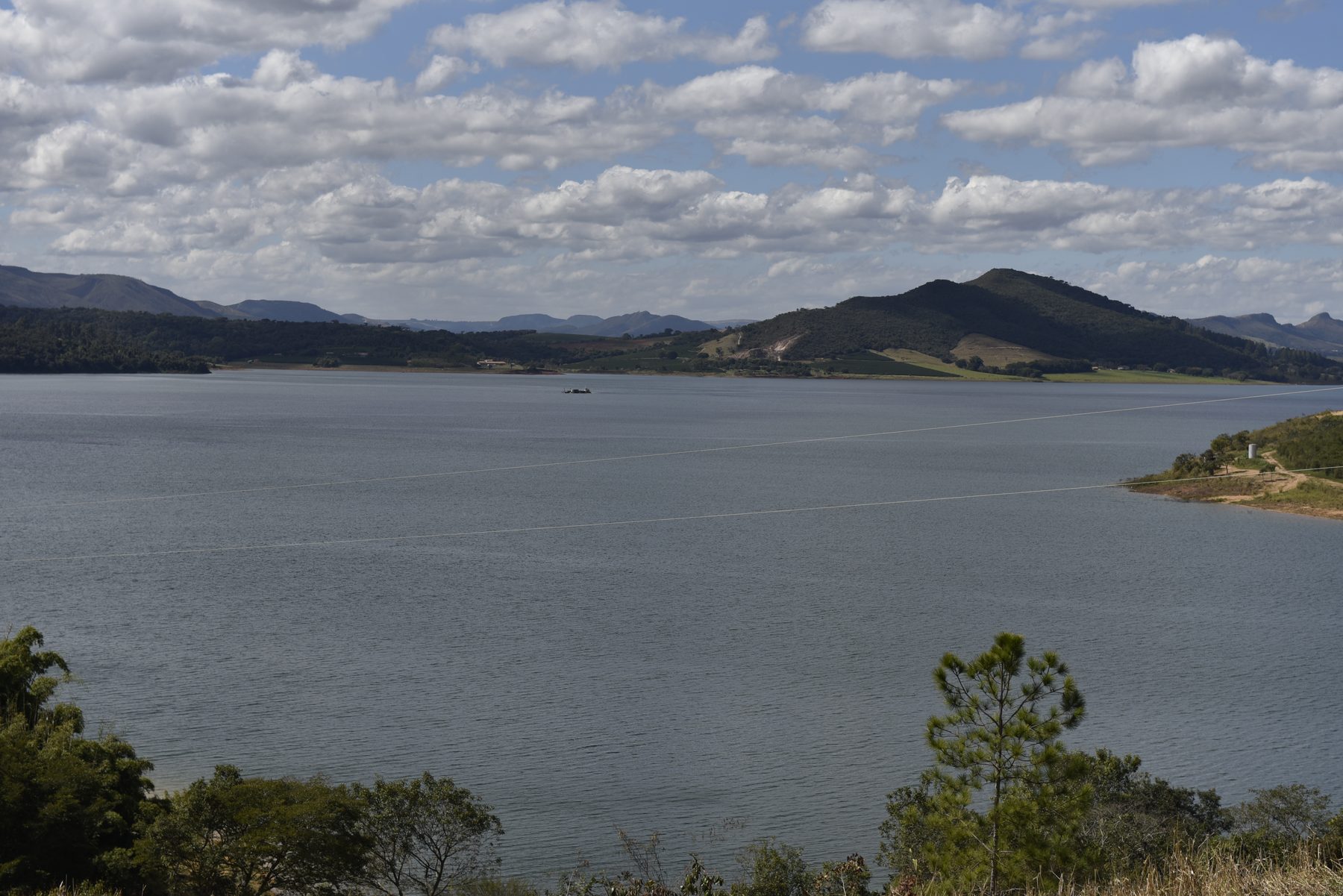 Represa de Furnas, vista panorâmica