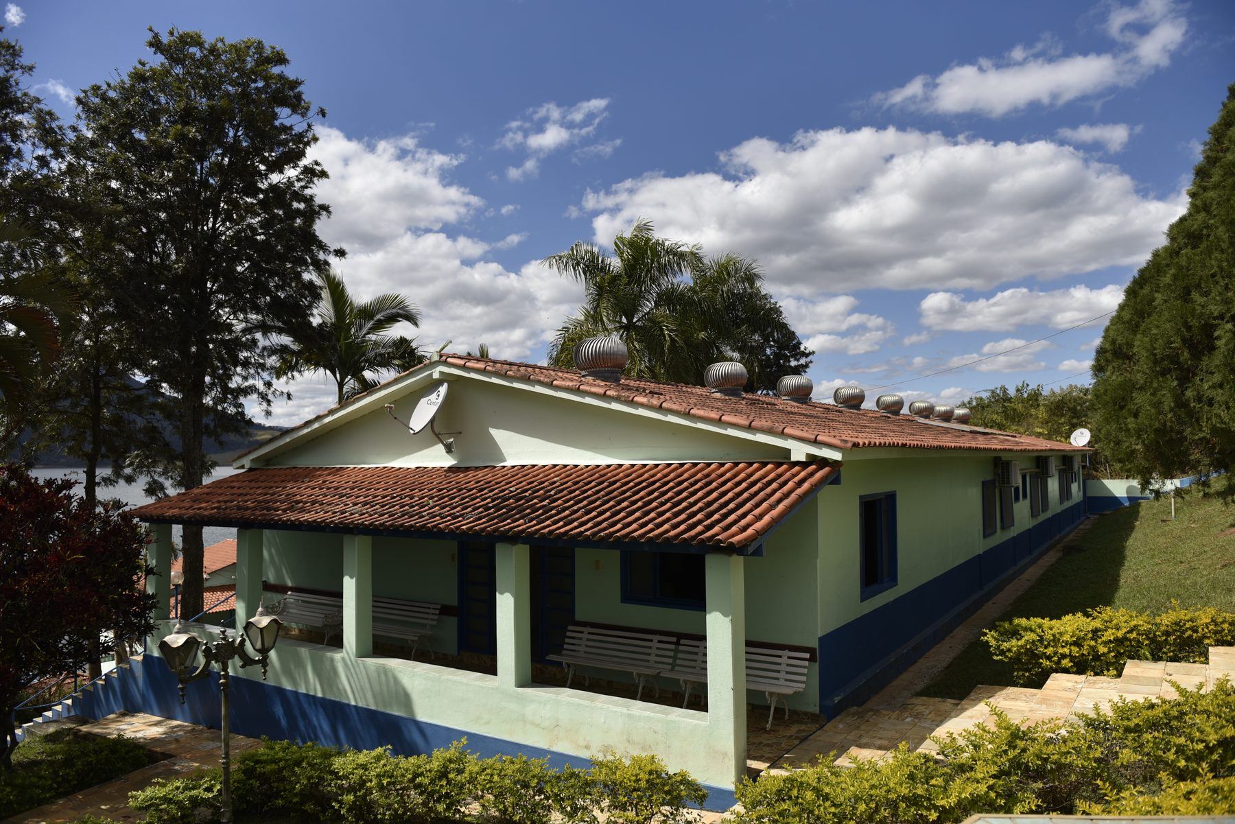 Vista externa da Estância Bela Vida
